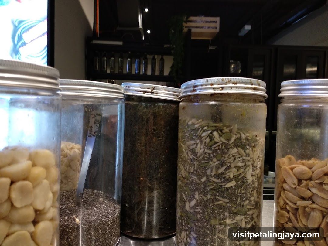 Spices and Nuts Display