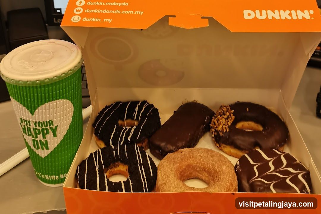 Dunkin' Donuts Box with Assorted Pastries