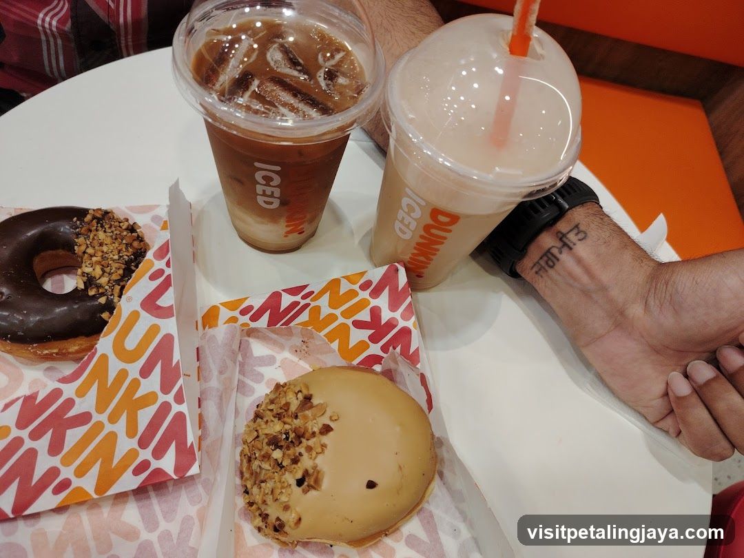 Dunkin' Donuts Table Spread