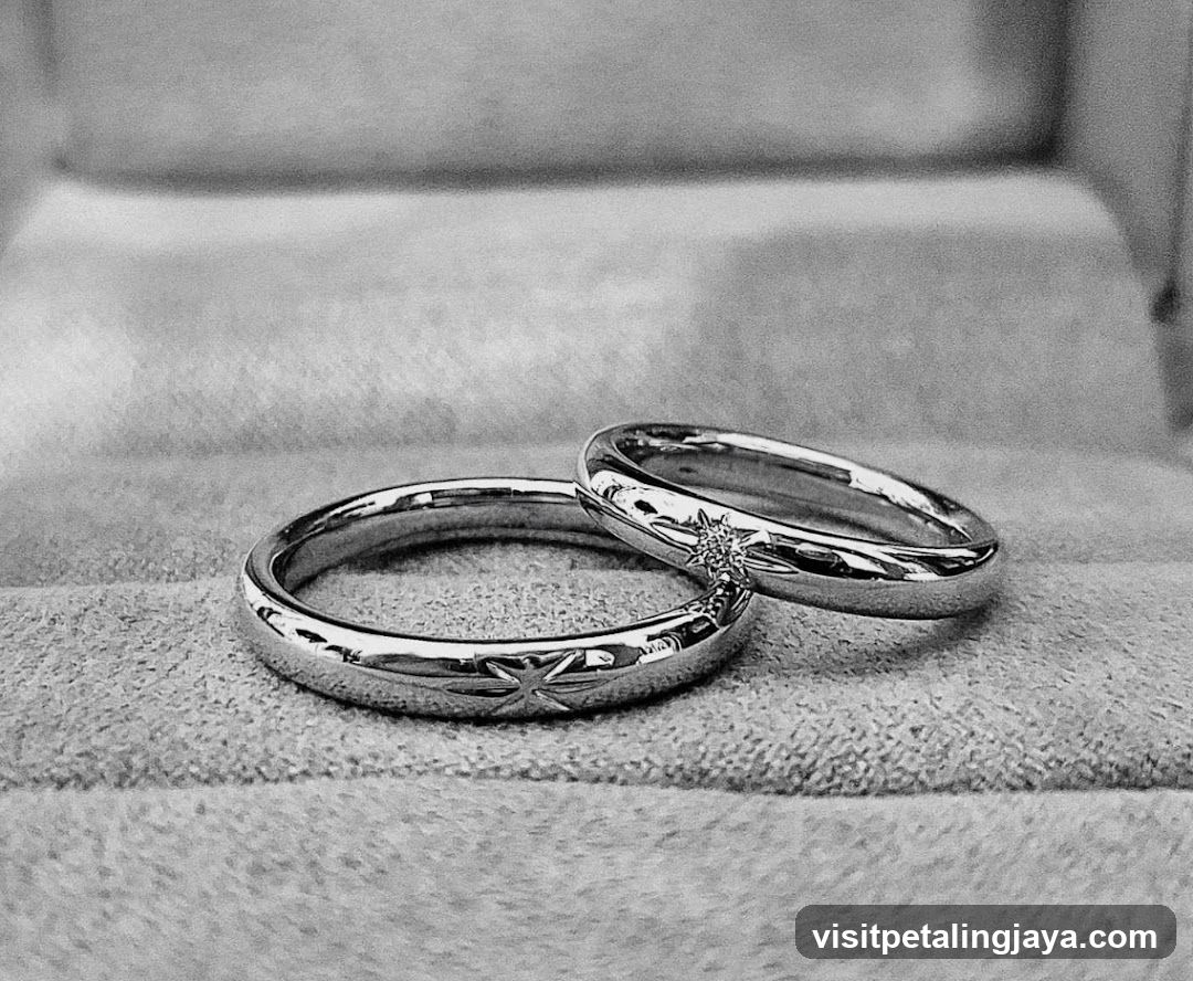 Wedding Rings on Velvet