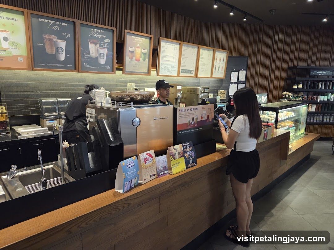 Starbucks Interior Counter Scene