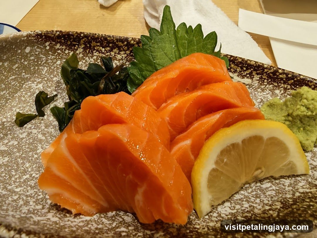 Sashimi Platter with Salmon