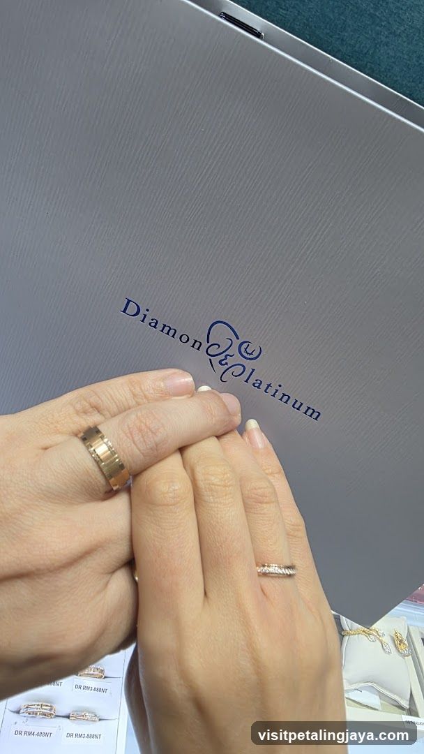 Jewelry Display with Hands Holding Rings
