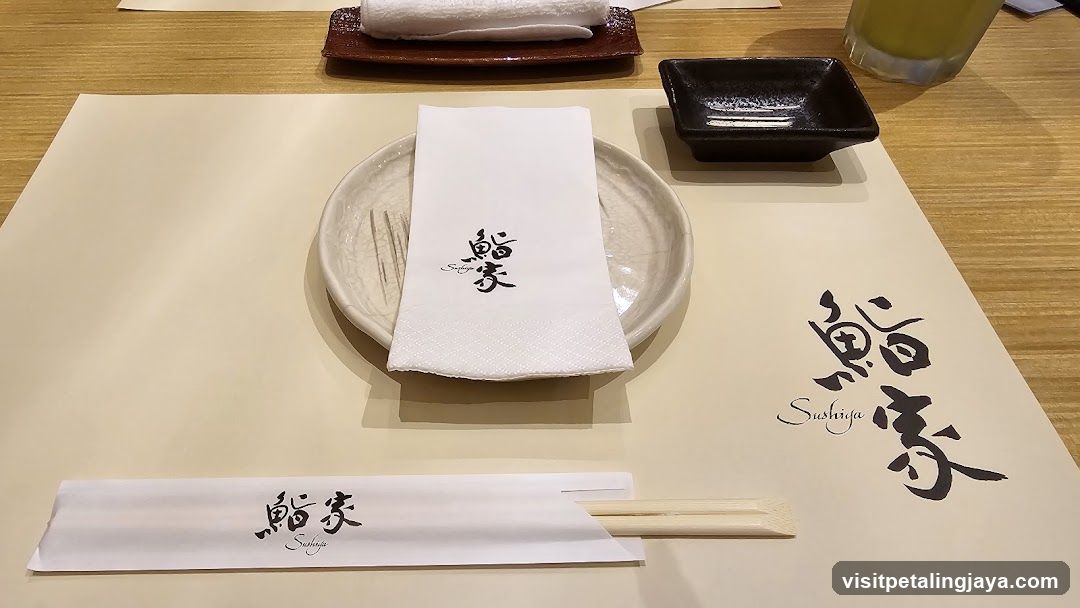 Sushi Restaurant Table Setting