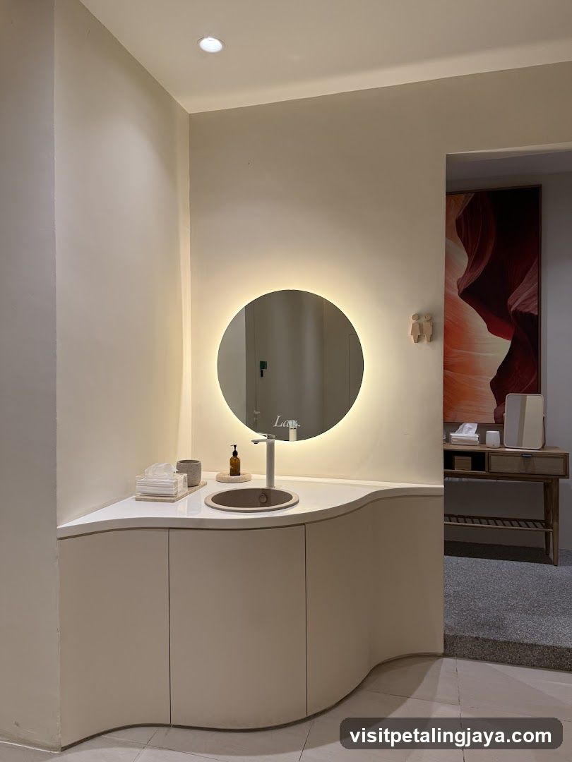 Modern Bathroom Vanity Area