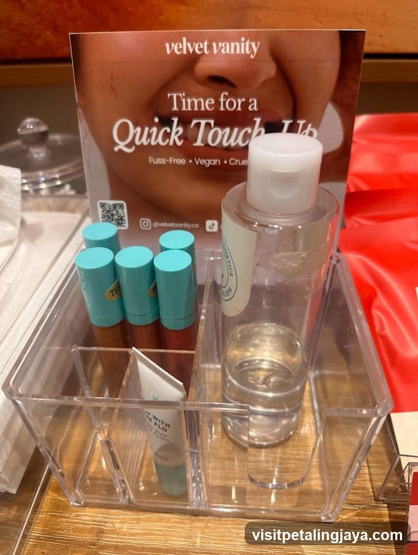 Velvet Vanity Quick Touch Up Display