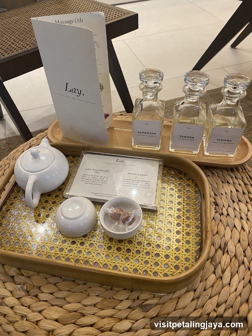 Lay. Wellness Center Tea Set