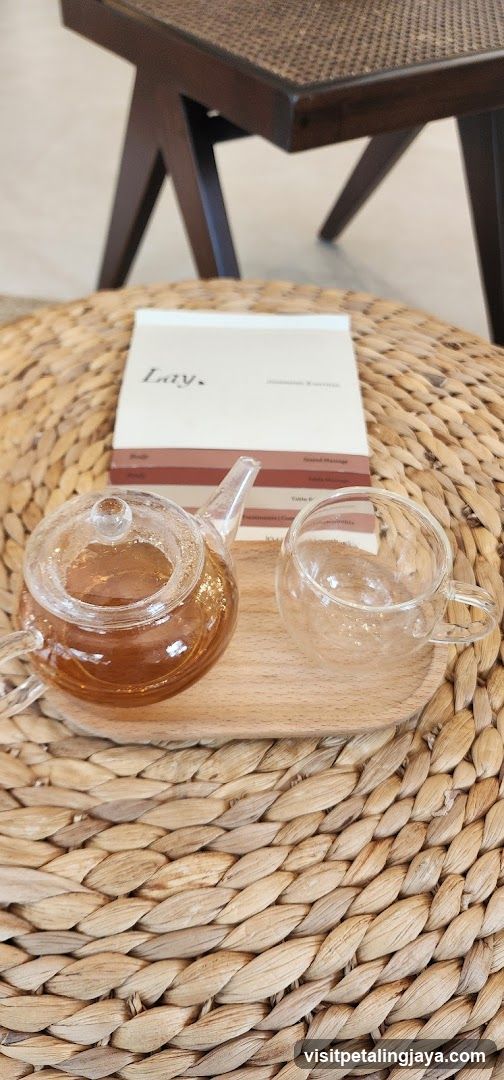 Tea Set on Woven Table