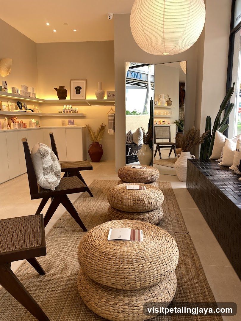 Interior of a modern home goods store