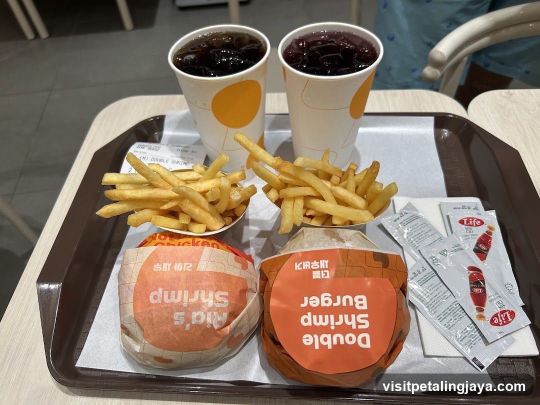 Fast Food Meal Tray