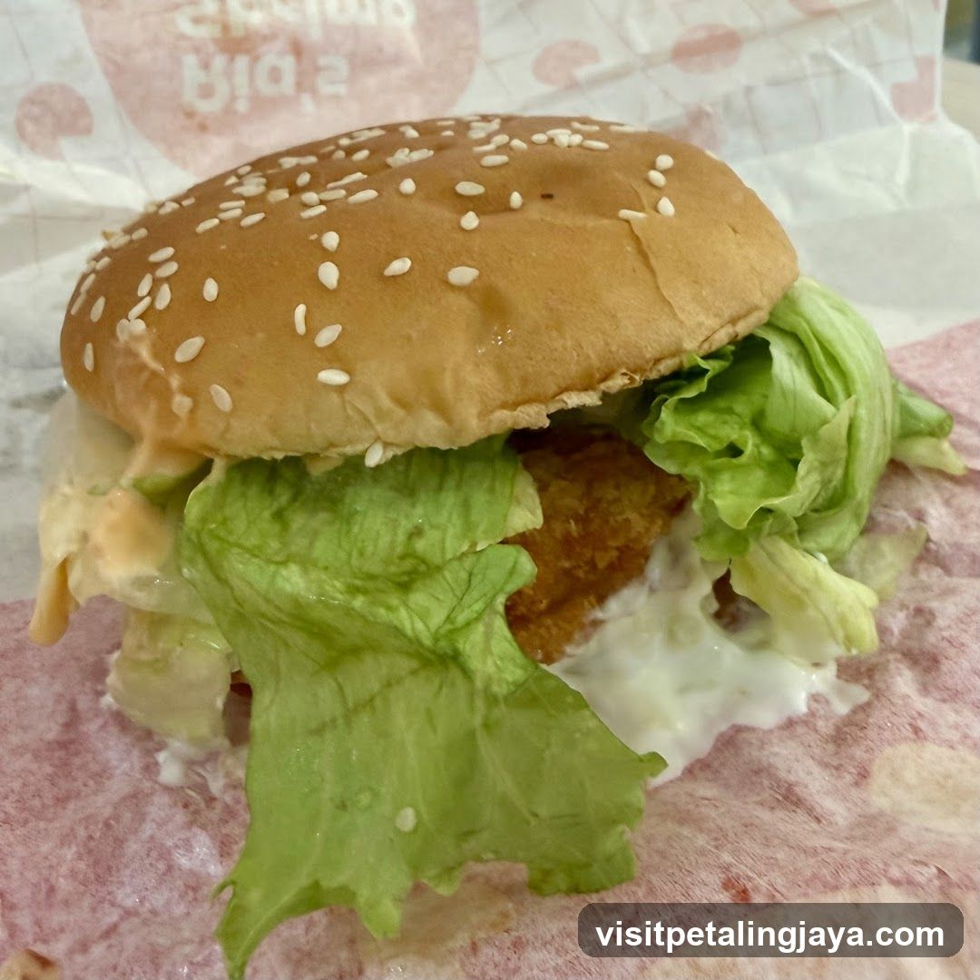 Burger with Sesame Bun