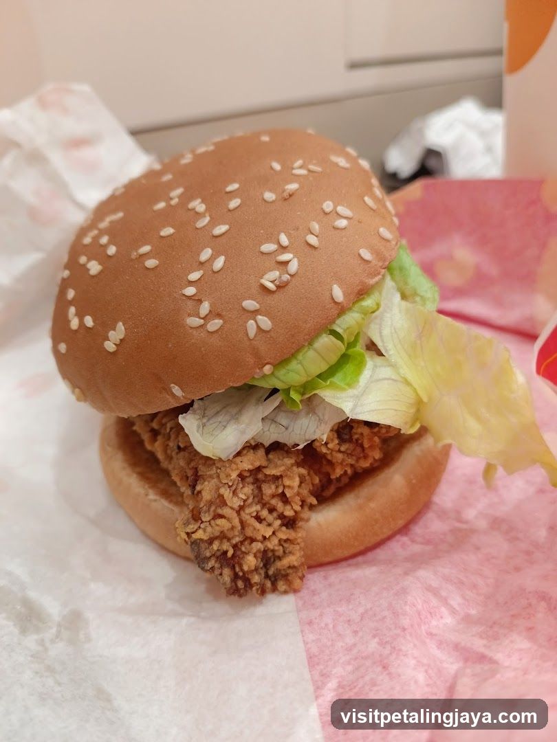 Fried Chicken Burger