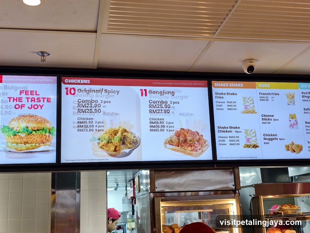 Chicken & Sides Menu Board