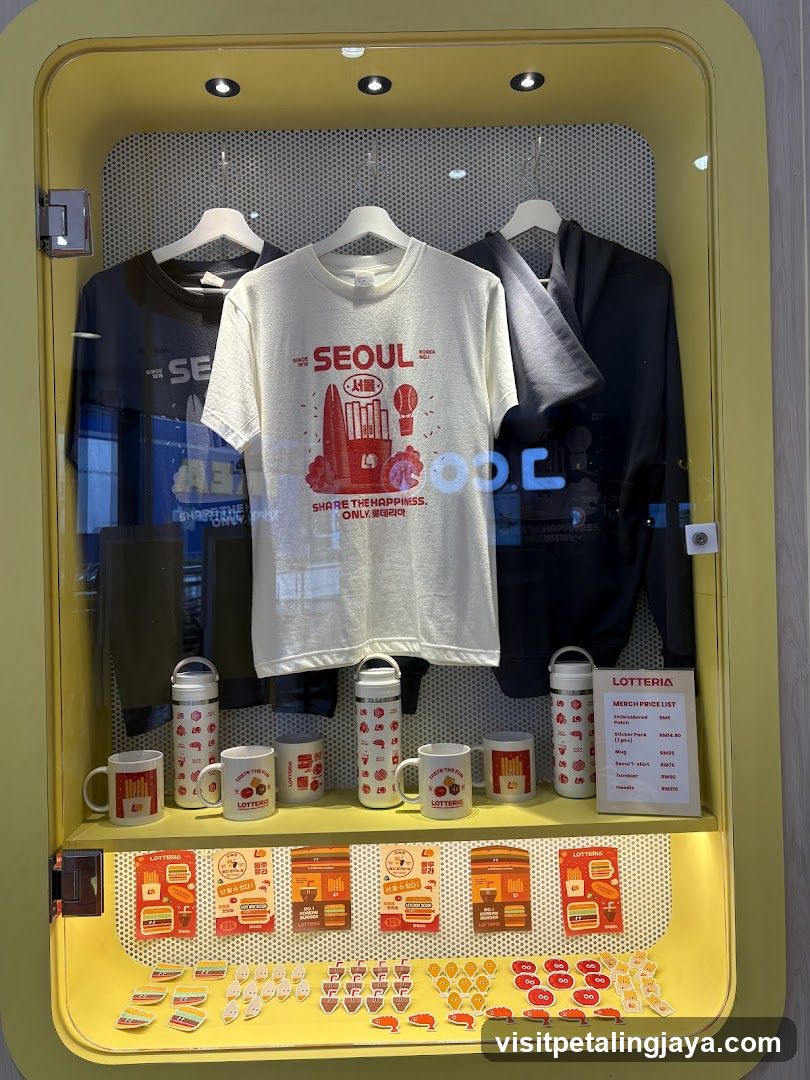 Seoul-themed merchandise display