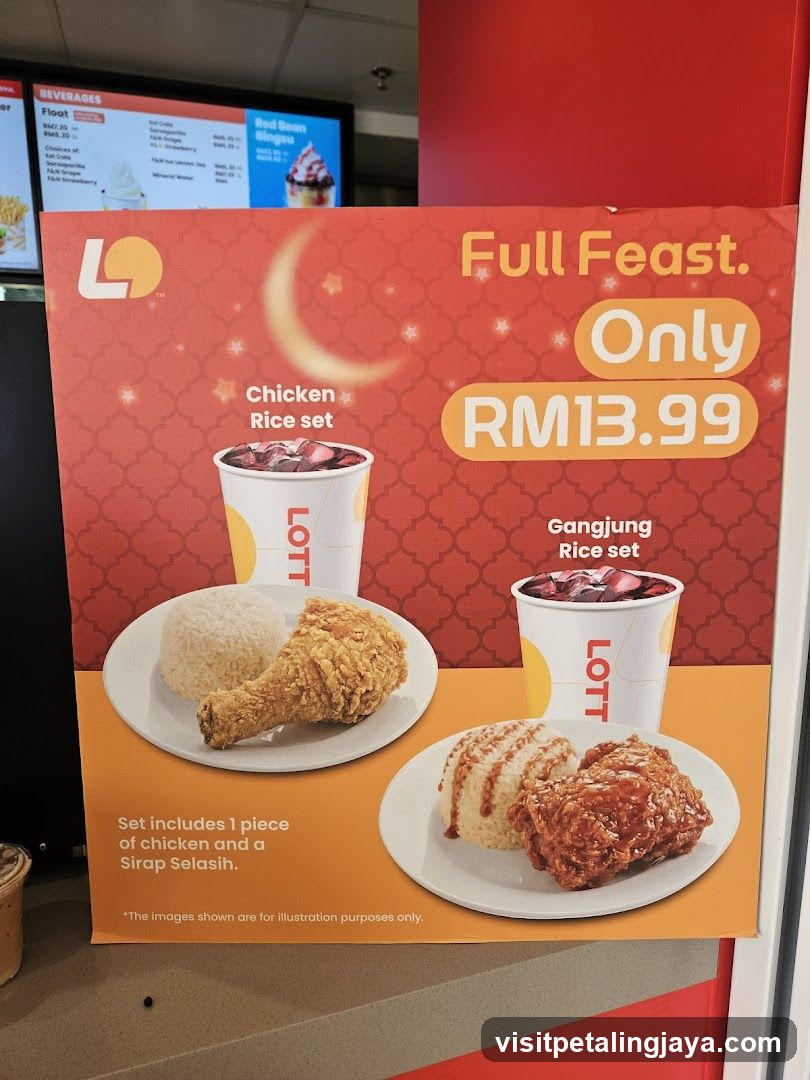 Lotte Chicken Rice Set Ad