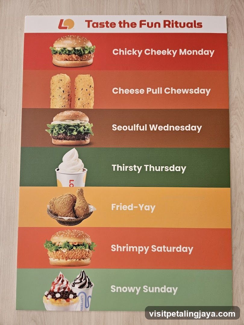 Taste the Fun Rituals Menu Board