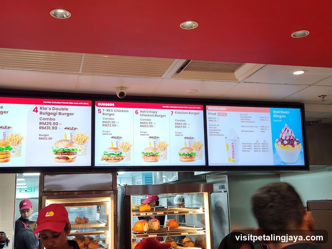 Burger Chain Menu Board