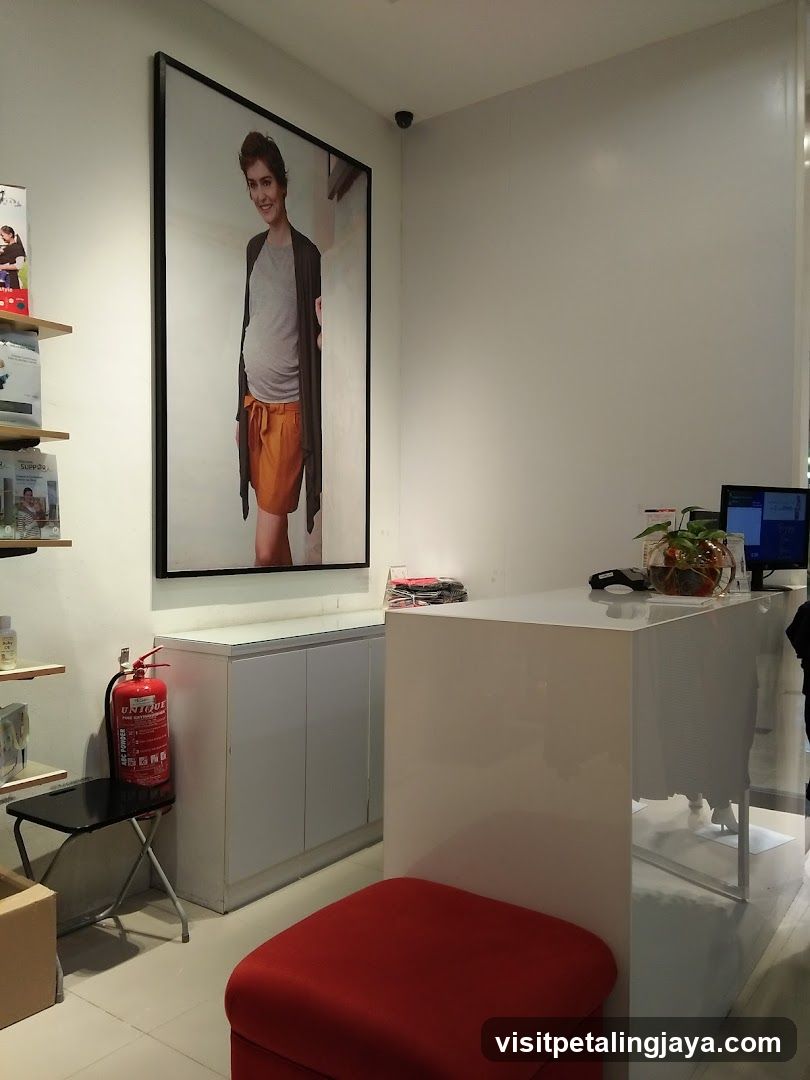 Interior of a modern retail space