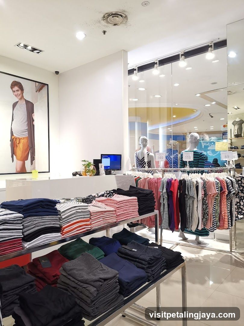 Clothing Store Interior Display