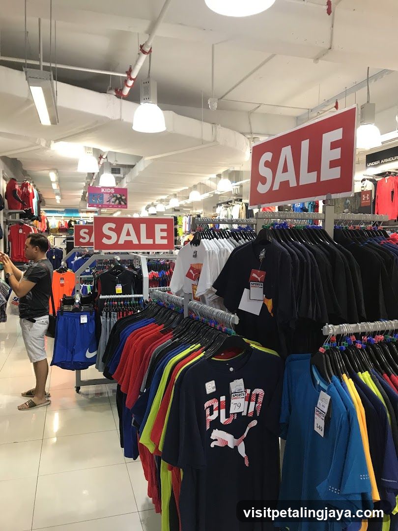 Clothing Store Interior Sale Display