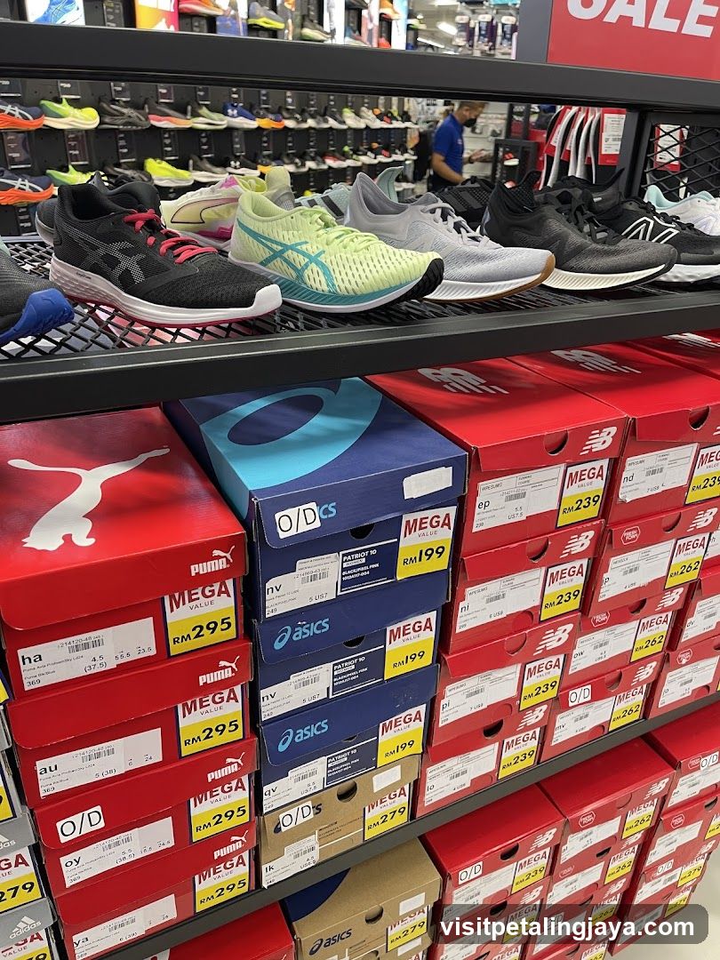 Shoe Store Interior Display