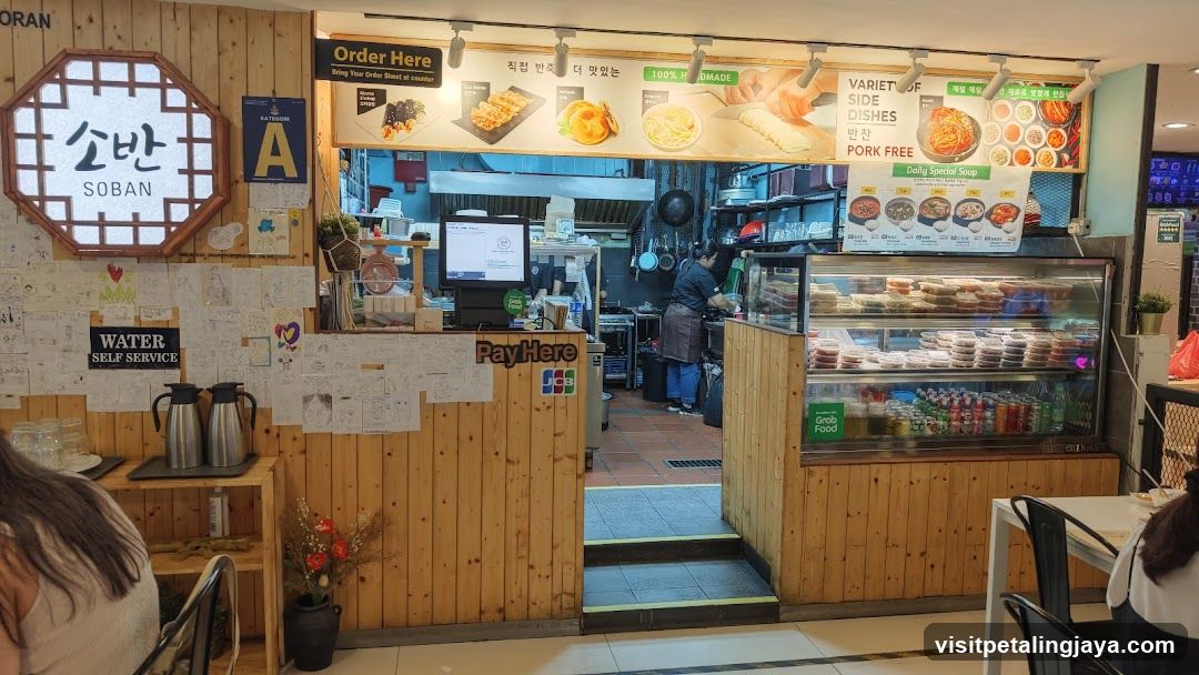 Soban Food Stall Interior View