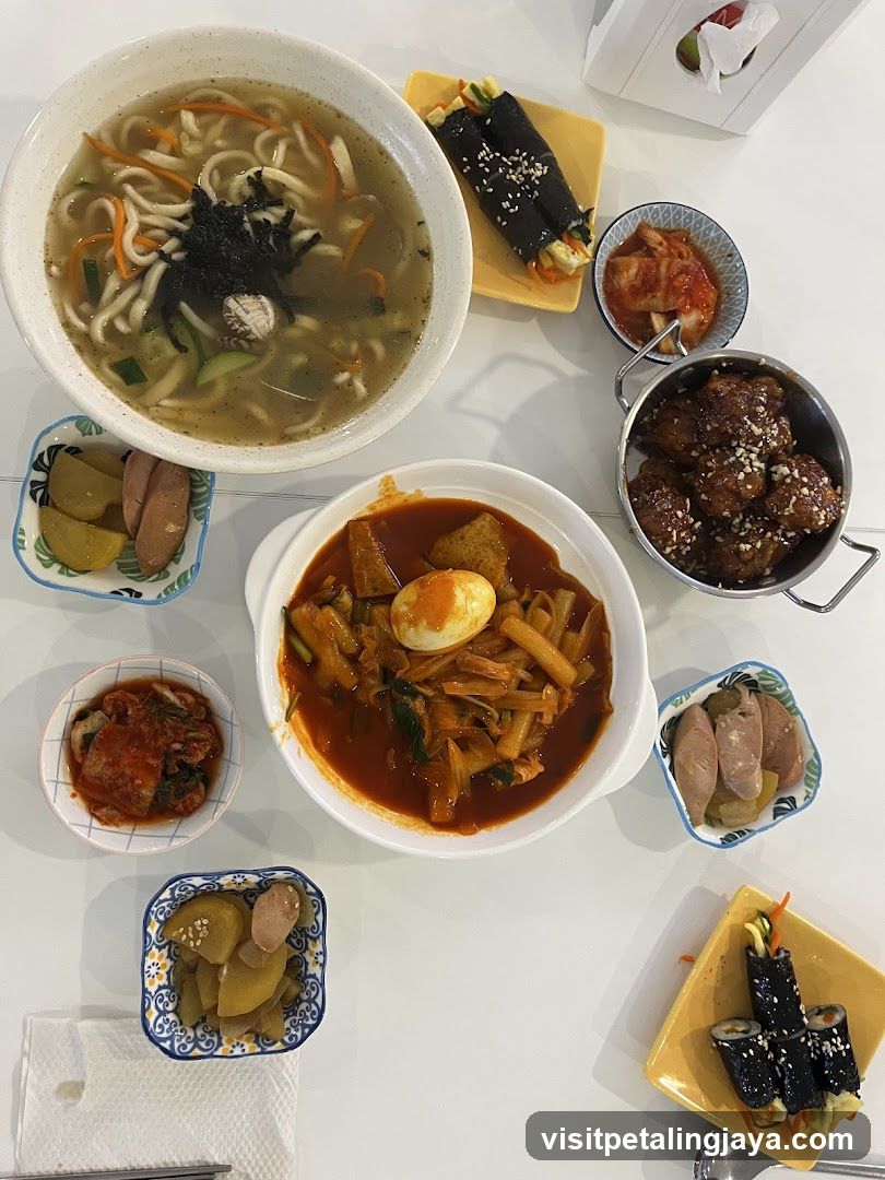 Korean Meal Spread