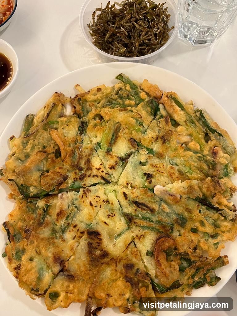 Scallion Pancakes with Side Dishes