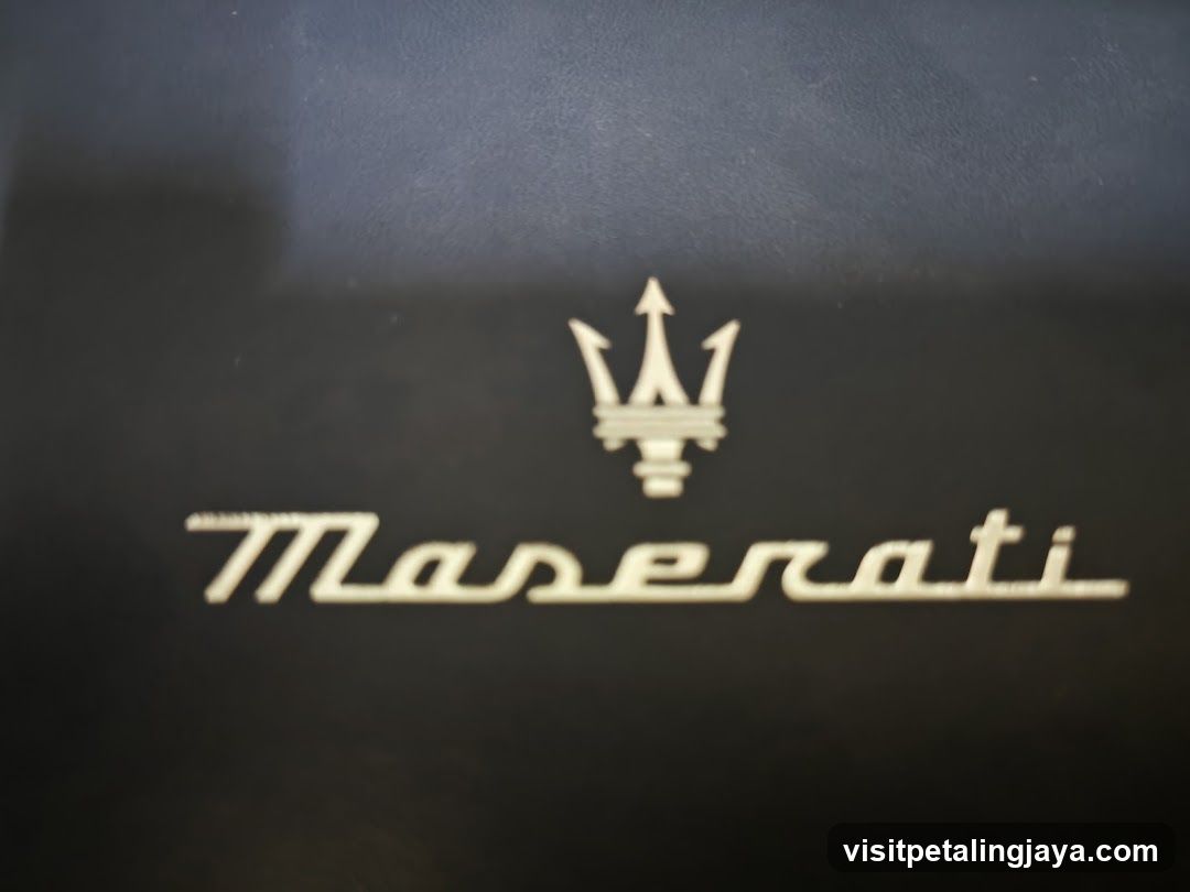 Maserati Logo on Black Surface