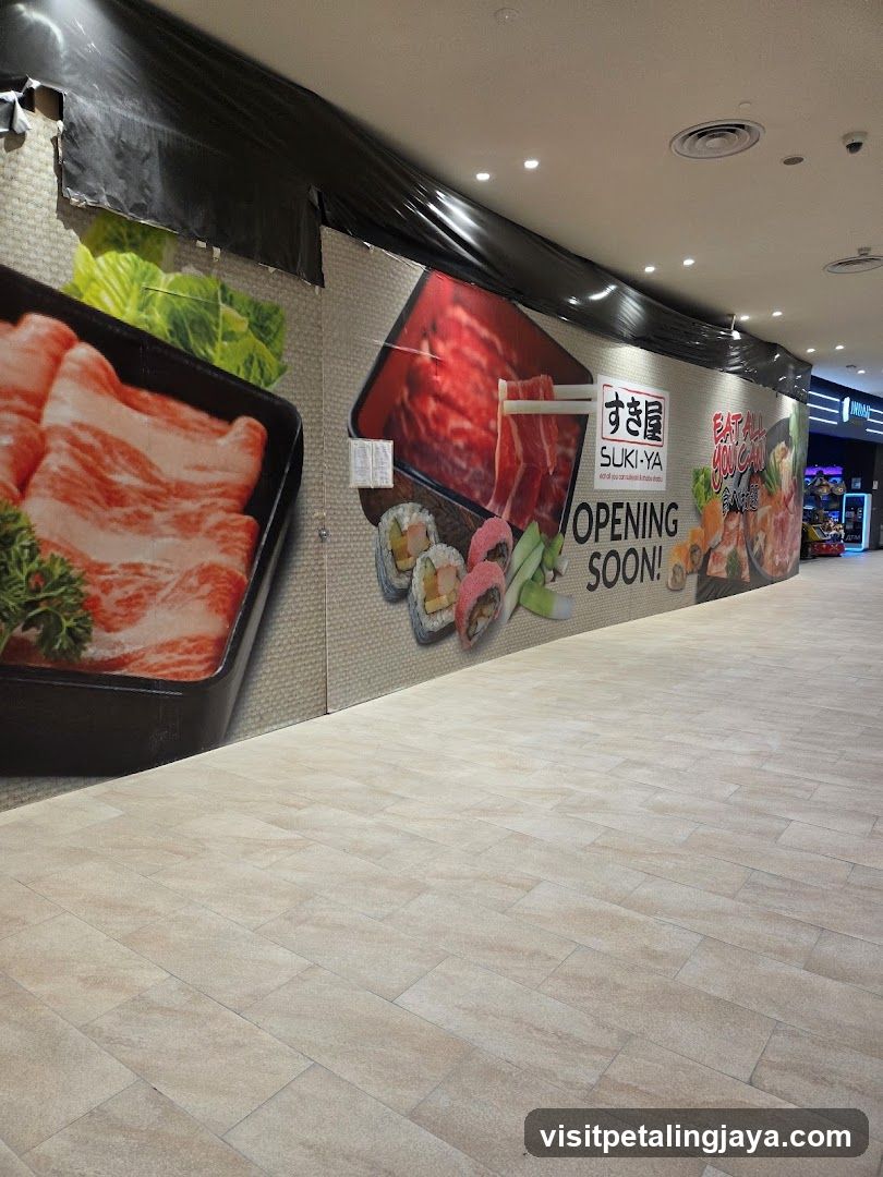 Suki-Ya Opening Soon Advertisement