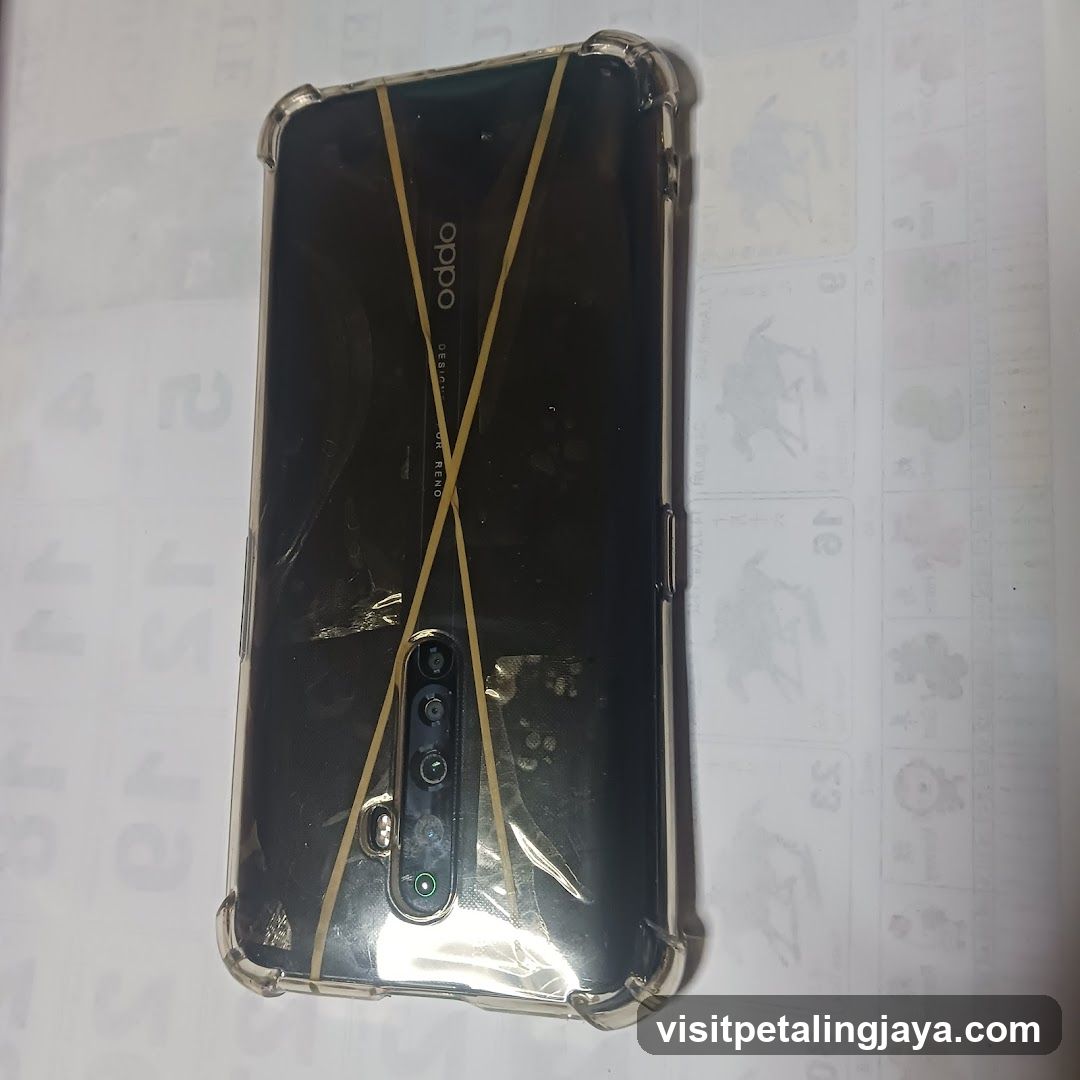 Oppo Phone with Tape