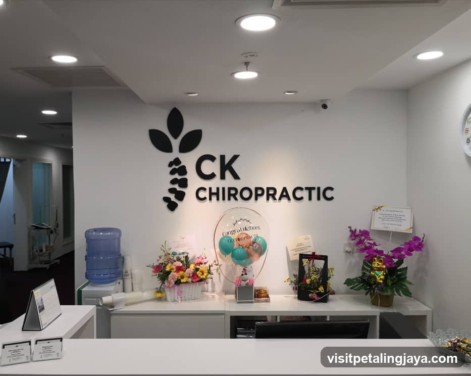 CK Chiropractic Reception Area