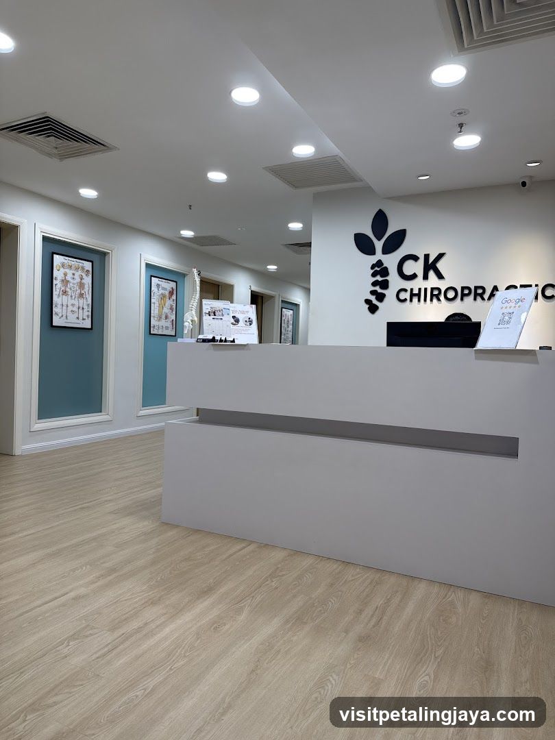 CK Chiropractic Reception Area