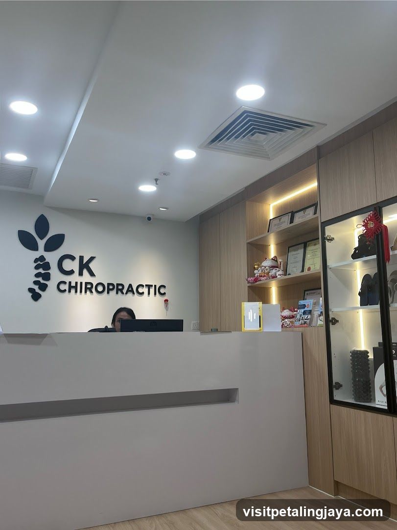 CK Chiropractic Reception Area