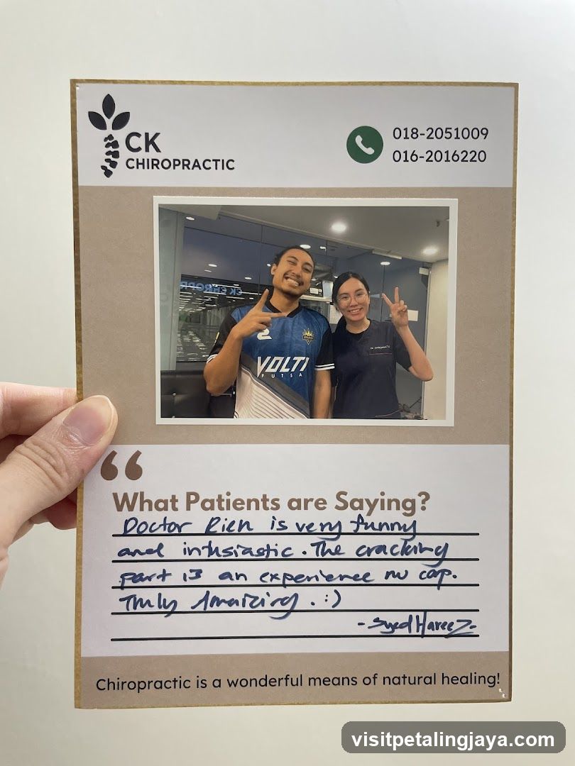 CK Chiropractic Flyer