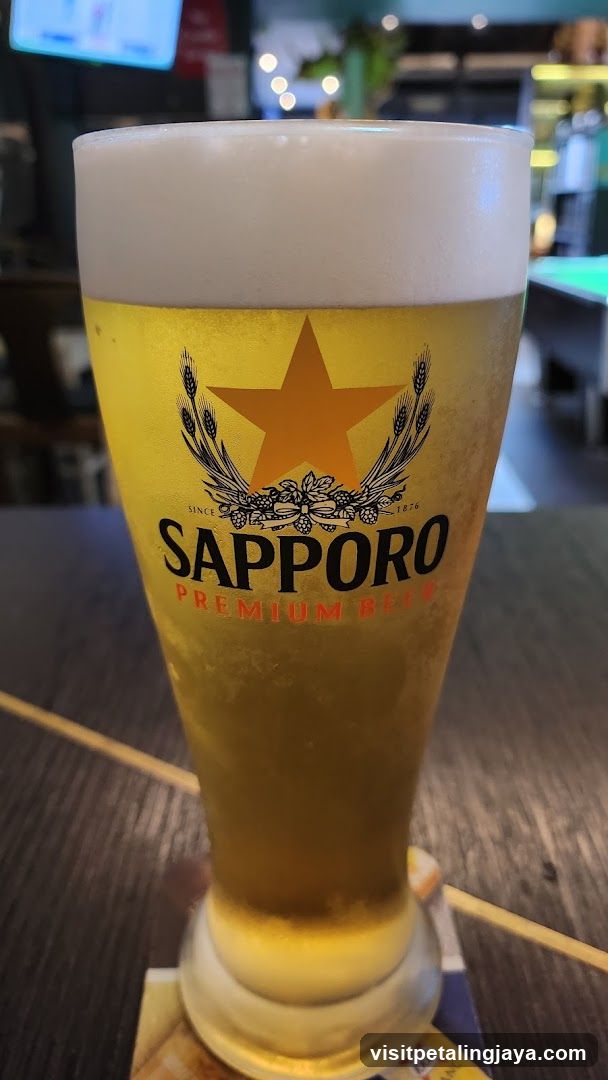 Sapporo Beer Glass