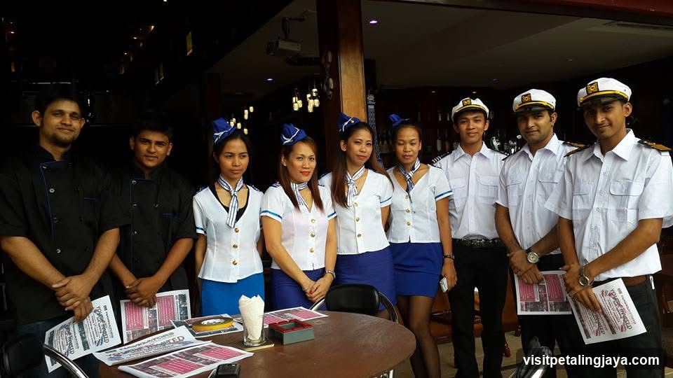 Staff Group Photo at Restaurant