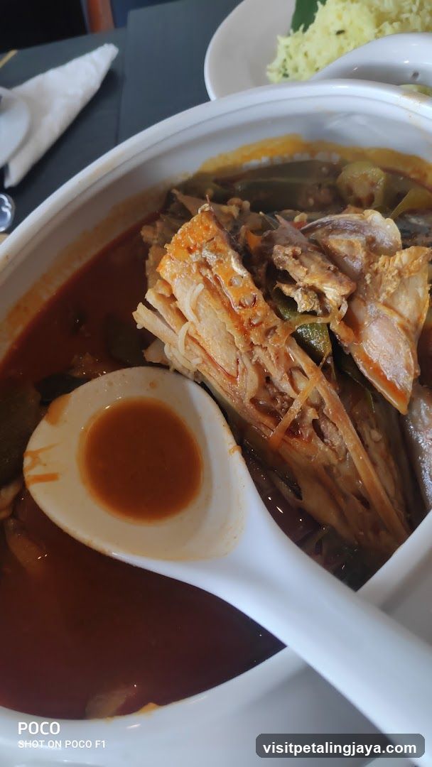 Bowl of Fish Soup with Boiled Egg