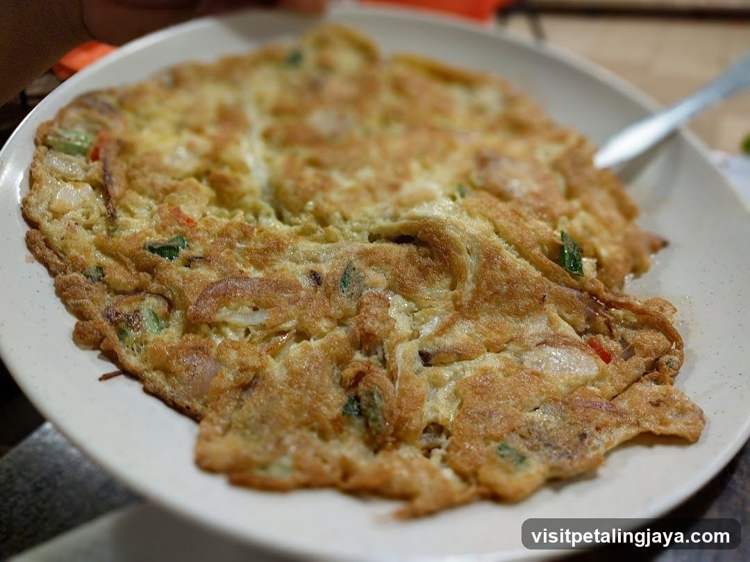Omelette with Vegetables and Onions