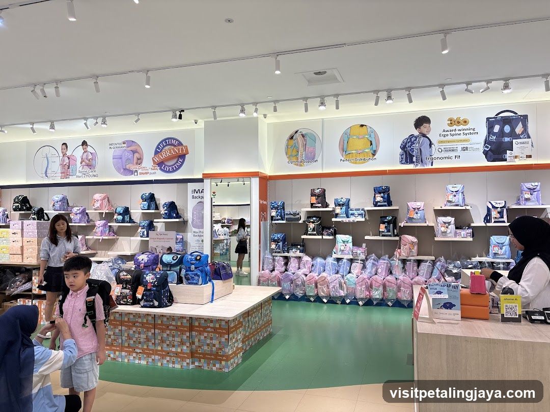 Backpack Store Interior