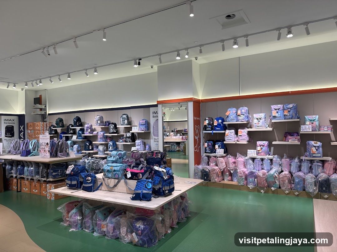 Backpack Store Interior