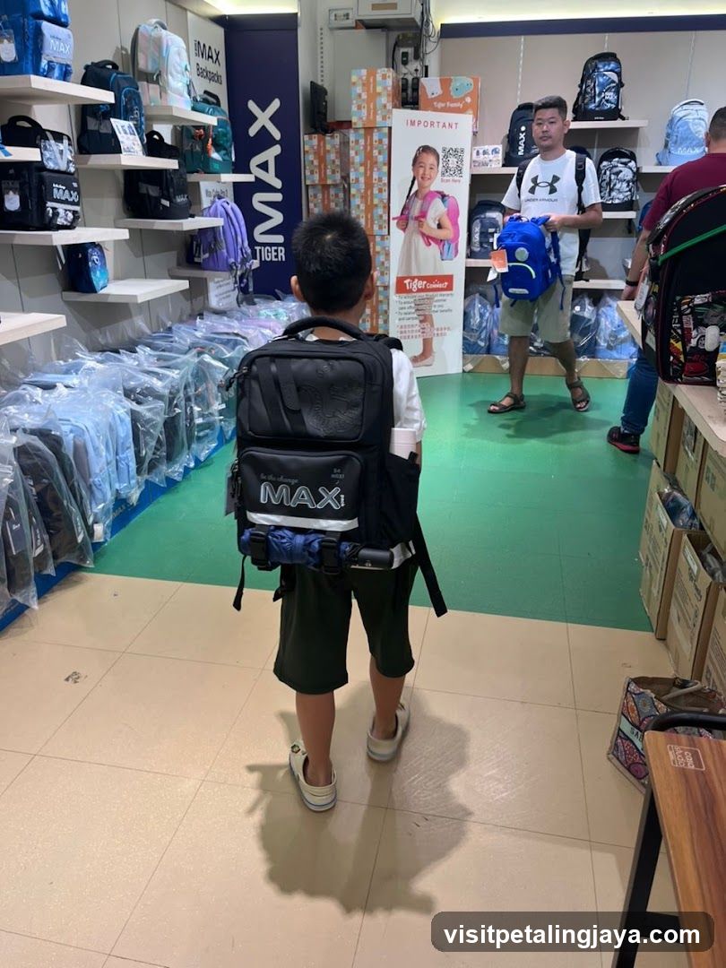 Backpack Store Interior