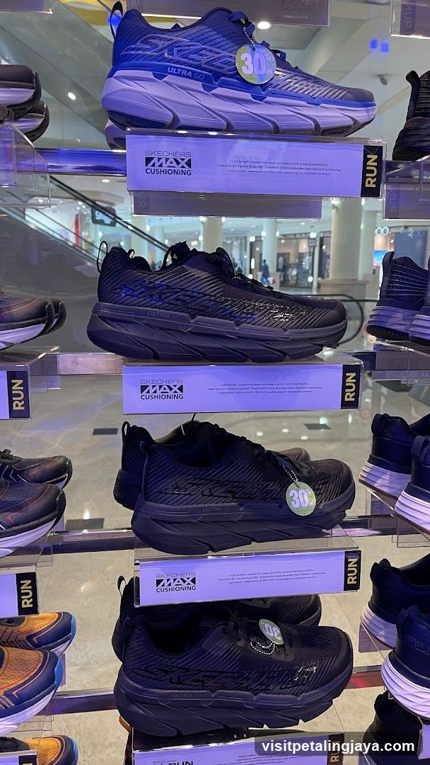 Skechers Running Shoes Display