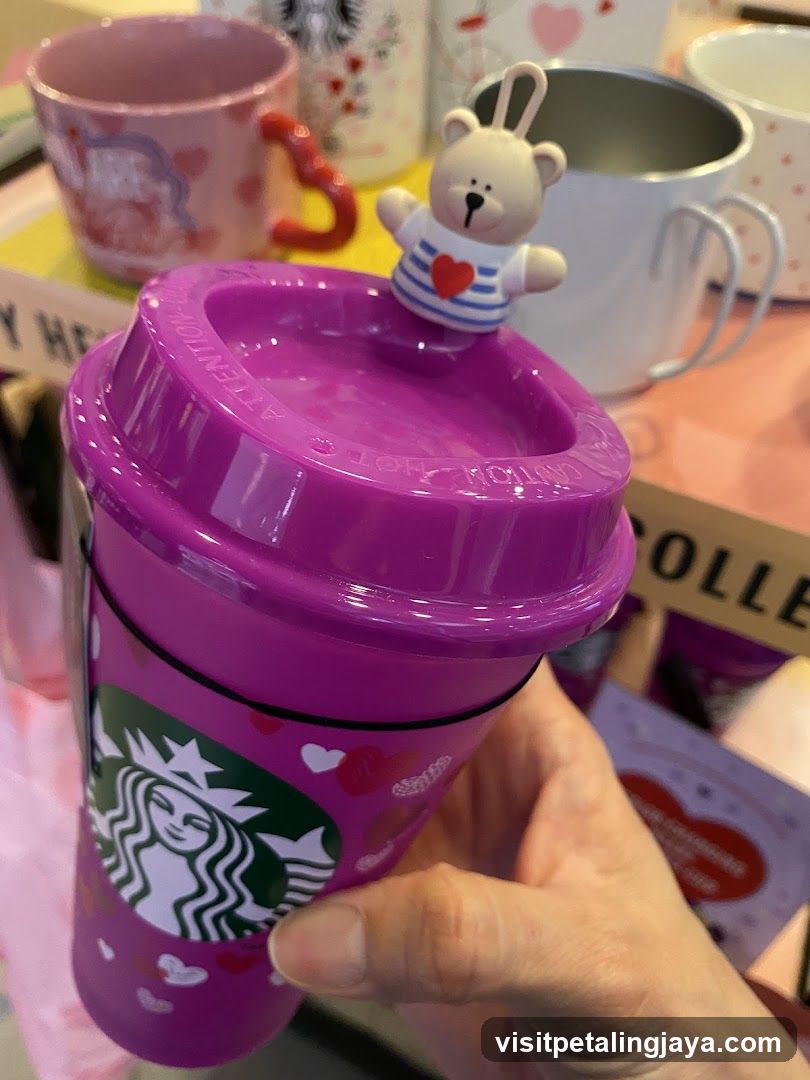 Starbucks Cup with Bear Topper