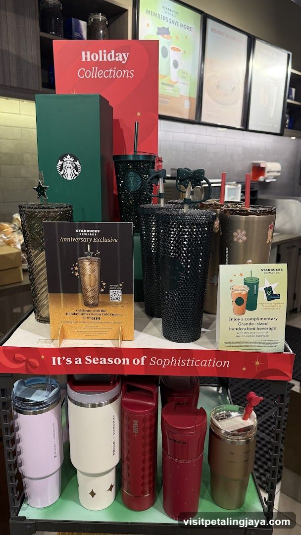 Starbucks Holiday Collections Display