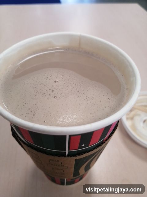 Coffee in a paper cup