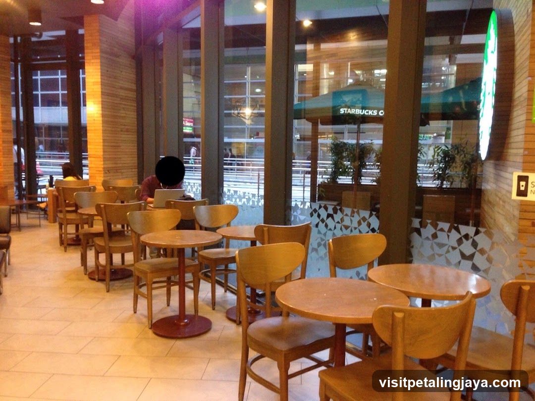 Starbucks Interior Seating Area