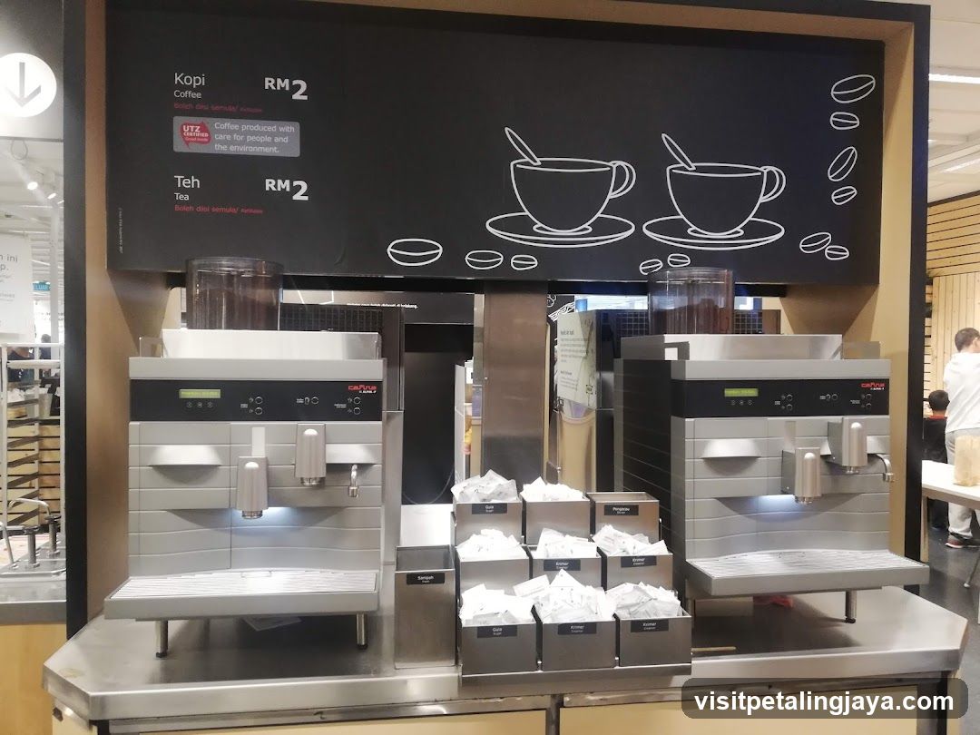 Coffee and Tea Machine Display