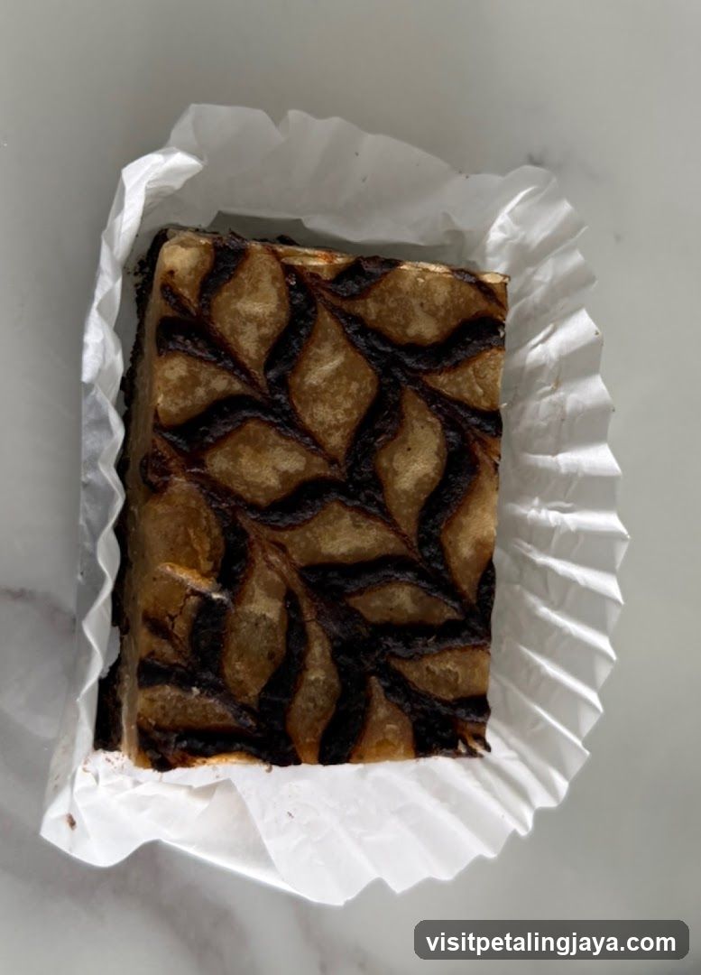 Baked Dessert in Paper Liner