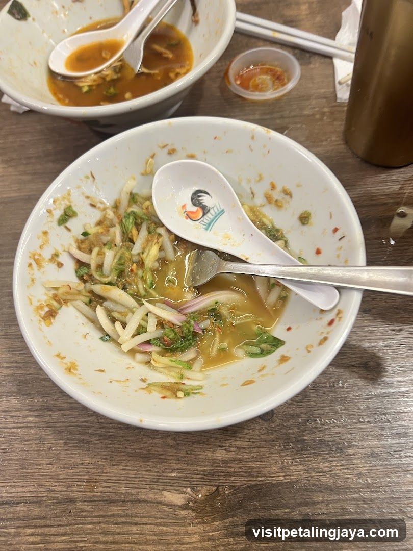 Eaten Noodle Bowl